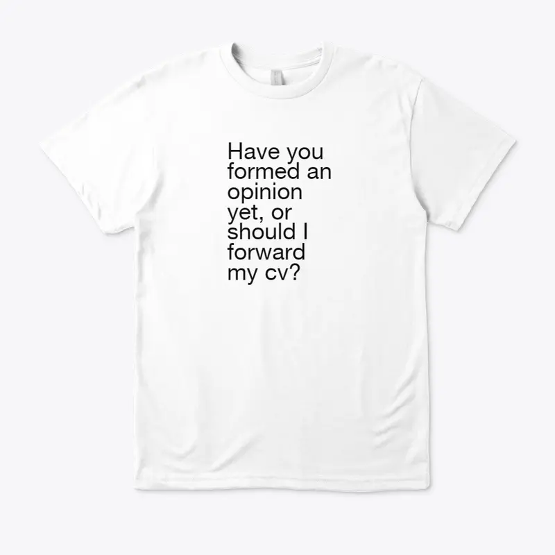 The 'opinion' range